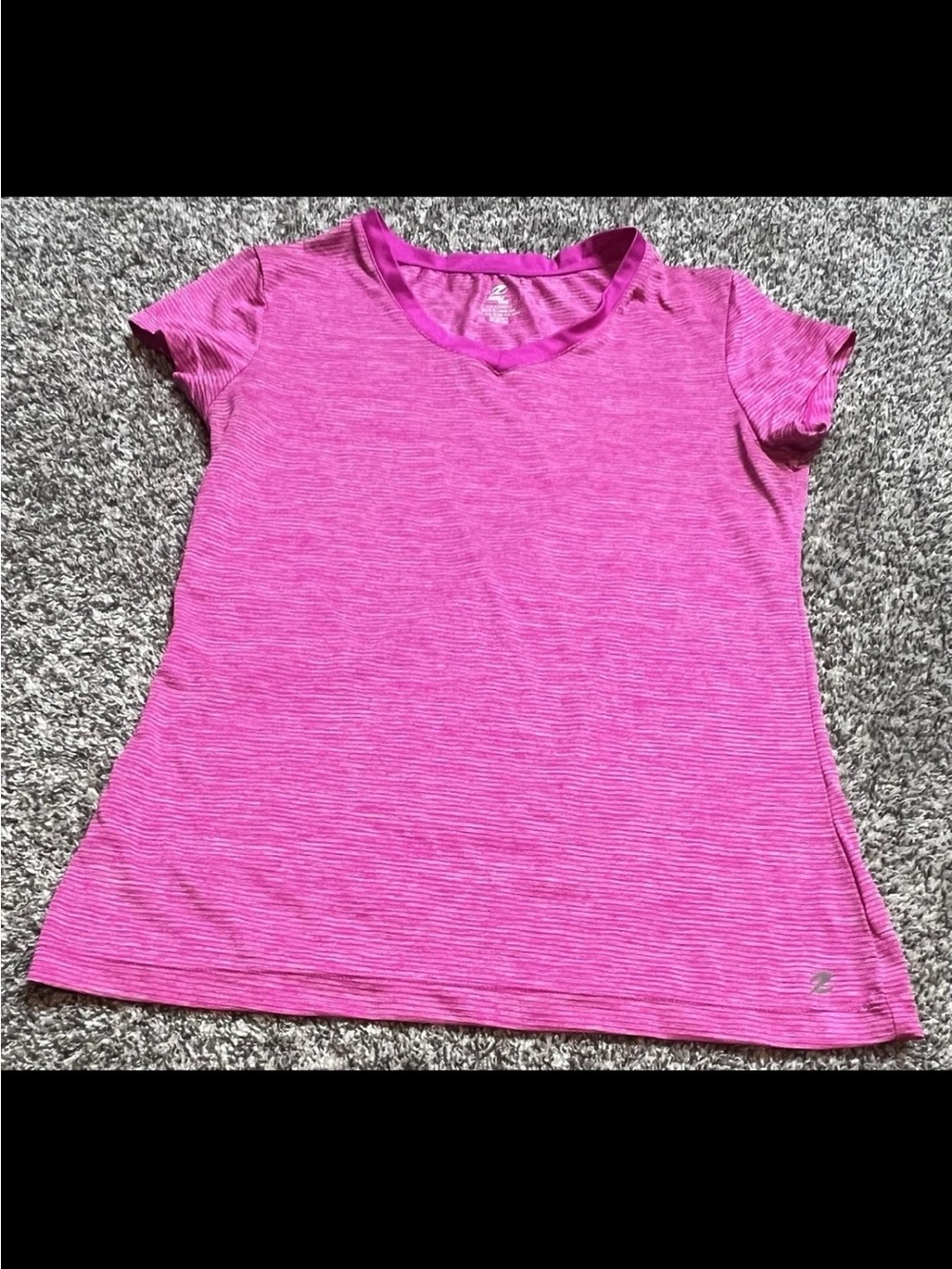Energy Zone Pink Heathered Performance Tee